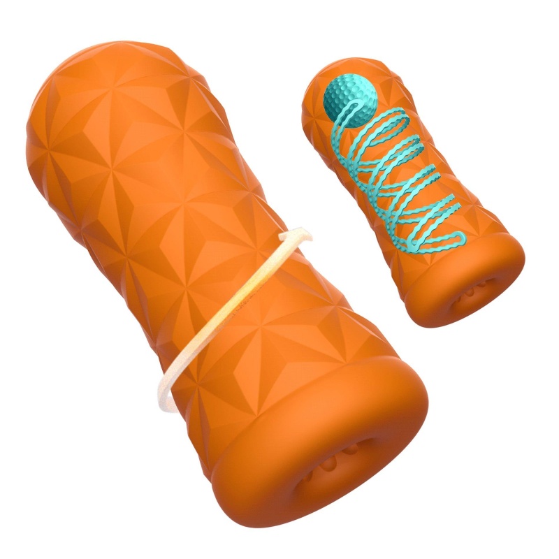 Masturbator Victoria Cheney z wirującą kulką 15 cm - 2