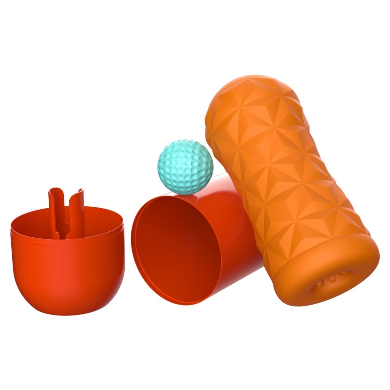 Masturbator Victoria Cheney z wirującą kulką 15 cm - 6