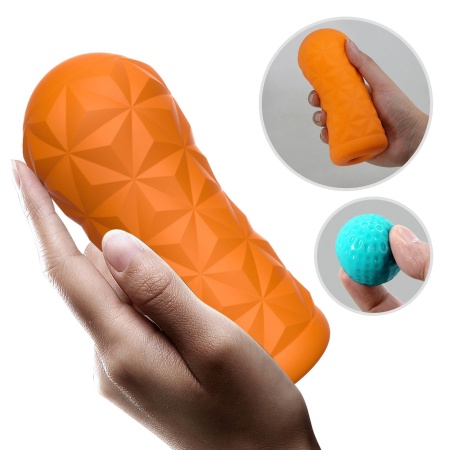 Masturbator Victoria Cheney z wirującą kulką 15 cm - 7