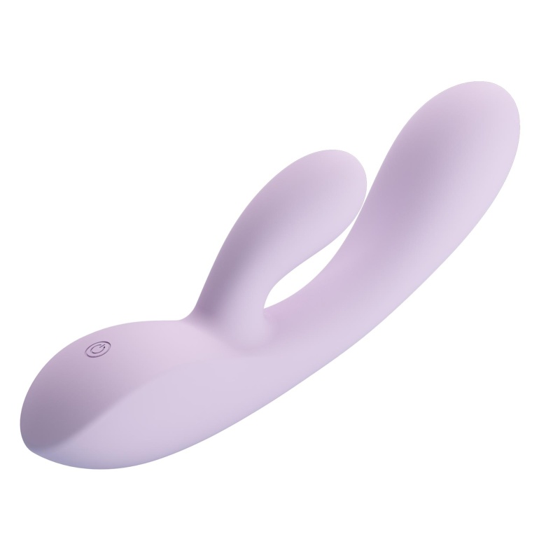 Masażer króliczek ROSOLYN BW-500055-2 - 10 trybów wibracji, 2 silniki, silikon medyczny, długość 19 cm, średnica 3,6 cm, IPX7 - 6
