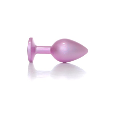 Plug-Jewellery Pearl Pink PLUG- Clear M - 1 2