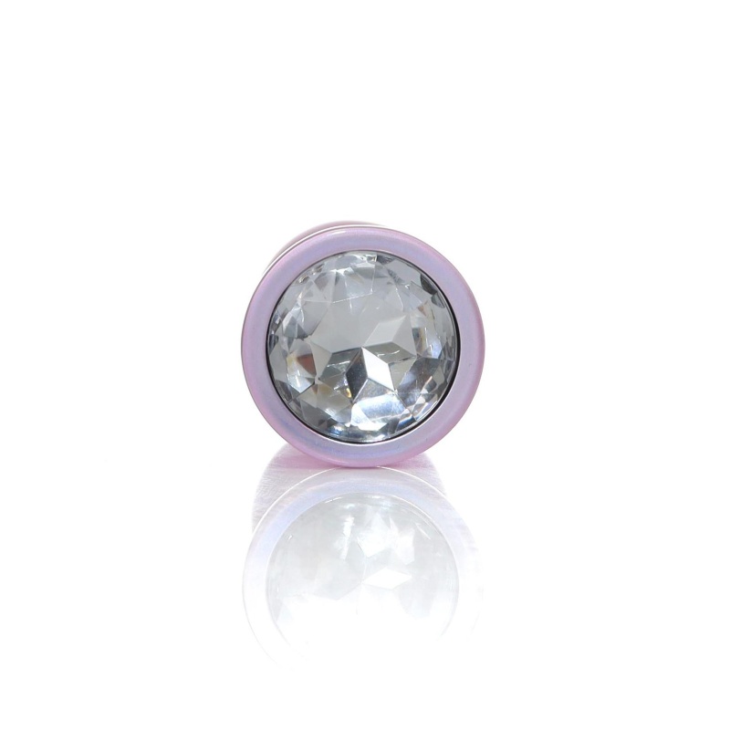 Plug-Jewellery Pearl Pink PLUG- Clear M - 4