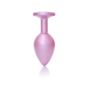 Plug-Jewellery Pearl Pink PLUG- Clear M - 5