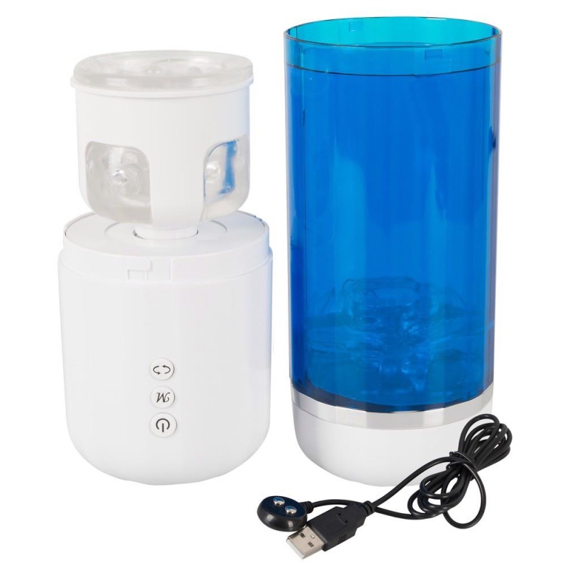 Masturbator 3 Function z rotacją, funkcją pchnięcia i wibracją, 25,2 cm - 8
