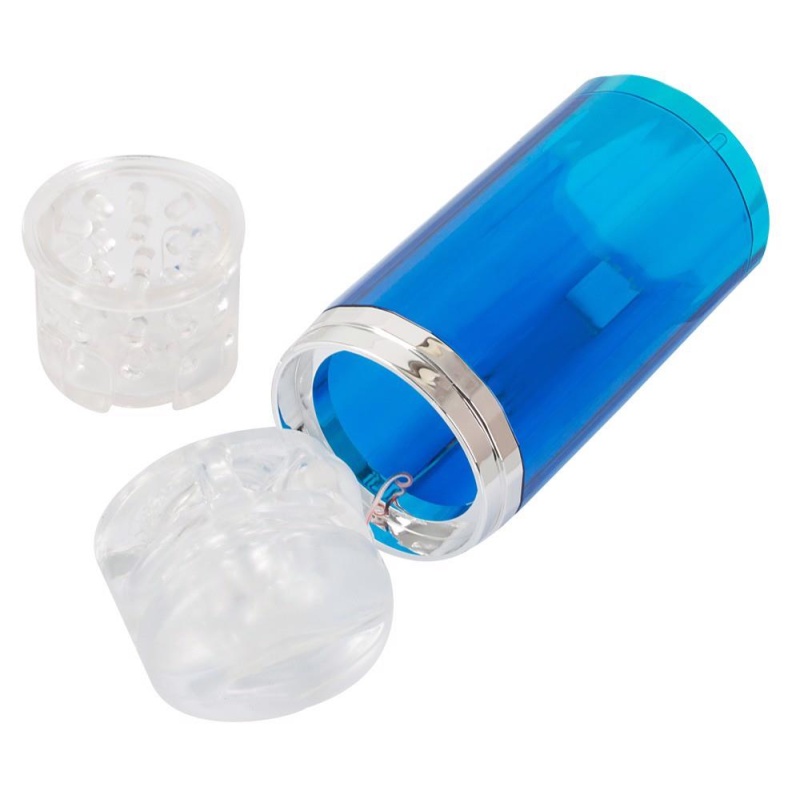 Masturbator 3 Function z rotacją, funkcją pchnięcia i wibracją, 25,2 cm - 9