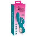 Smile Rabbit Vibrator z funkcją Thrust - silikonowy wibrator z trzema silnikami i języczkiem do stymulacji punktu G, długość cał - 1