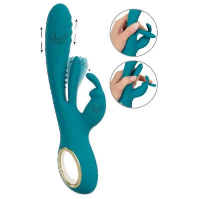 Smile Rabbit Vibrator w Thrust - 1 2