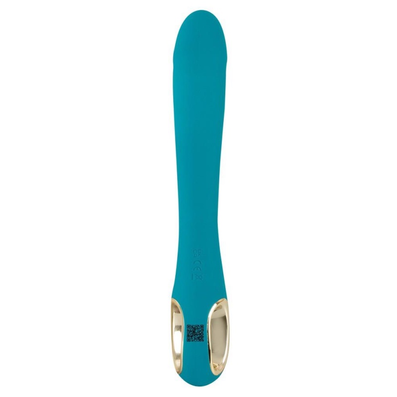 Smile Rabbit Vibrator z funkcją Thrust - silikonowy wibrator z trzema silnikami i języczkiem do stymulacji punktu G, długość cał - 7