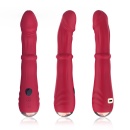 Wibrator stymulujący punkt G Jackal Red 9 z 9 trybami wibracji, funkcją ruchów posuwistych i długością 21,9 cm - 1