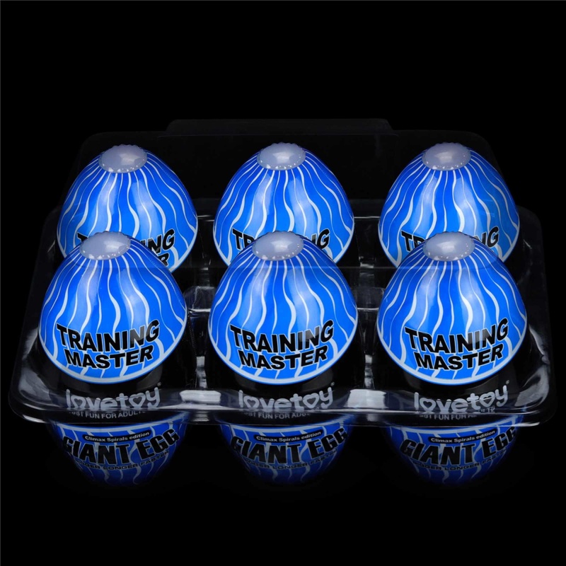 Masturbator Giant Egg Climax Spirals Edition 12,7 cm - 19