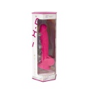 Wibrator realistyczny Model 1 8" Pink Vibration+ LRS - silikon medyczny, 10 trybów, pilot, przyssawka, IPX7, 20 cm - 10