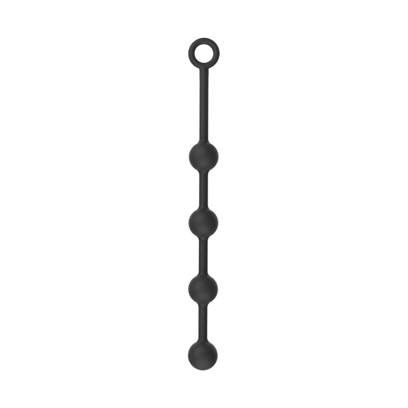 Kulki analne Heavy Anal Balls S Black obciążane, 34,5 cm - 1