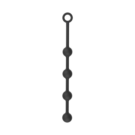Kulki analne Heavy Anal Balls S Black obciążane, 34,5 cm - 1