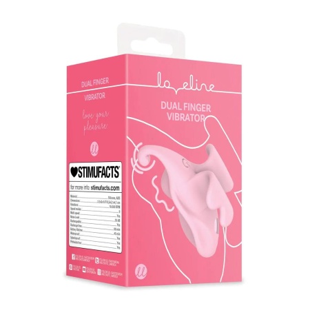 Finger Dual Vibrator - kompaktowy wibrator na palec, 9 trybów, silikon i ABS, wodoodporny - 2