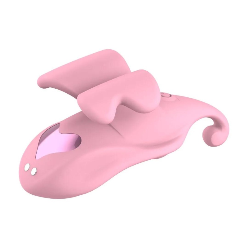 Finger Dual Vibrator - Pink - 5