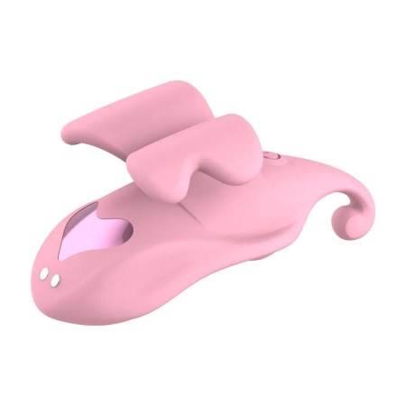 Finger Dual Vibrator - kompaktowy wibrator na palec, 9 trybów, silikon i ABS, wodoodporny - 5