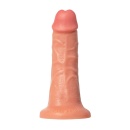 Dildo Caliber 20/5 z przyssawką, PVC bez ftalanów, cieliste, 20 x 5 cm - 2