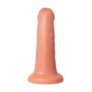 Dildo Caliber 20/5 z przyssawką, PVC bez ftalanów, cieliste, 20 x 5 cm - 3