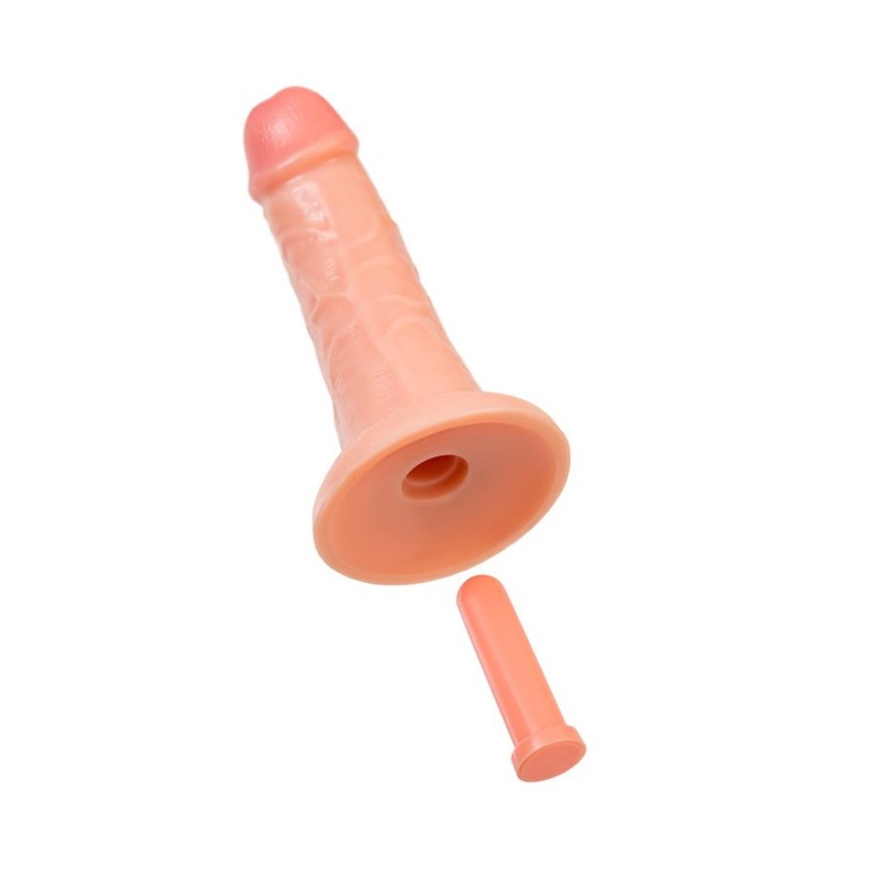Dildo Caliber 20/5 z przyssawką, PVC bez ftalanów, cieliste, 20 x 5 cm - 6