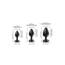 Korek analny ONIX PLUG L - metalowy termoreaktywny, 9,5 x 4,1 cm - 5