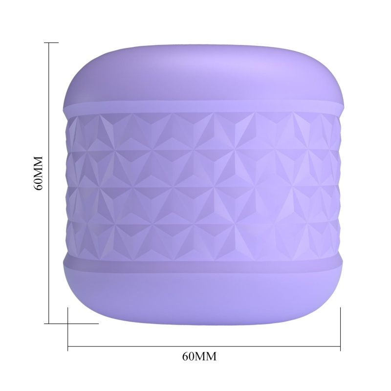 Masturbator Cary z dwustronnym teksturowanym kanałem - 7