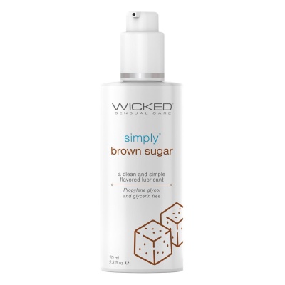 WICKED SIMPLY LUBRICANT BROWN SUGAR 70ML - 1
