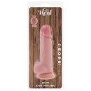 Dildo Deluxe Dual Density Thick 25 cm z miękką powłoką TPE i twardym rdzeniem - 2