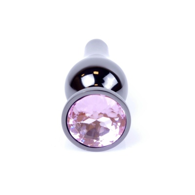 MyLove Toys - Jewellery Dark Silver BUTT PLUG- Rose - 1