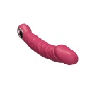 Realistyczny Wibrator PINK - Silikon Medyczny, 10 Trybów Wibracji, Ładowanie USB - 4
