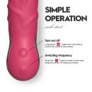Realistyczny Wibrator PINK - Silikon Medyczny, 10 Trybów Wibracji, Ładowanie USB - 10
