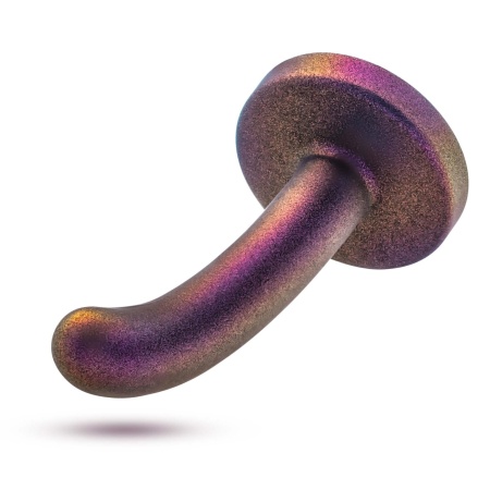 Dildo Surrender Peg Power Purple - silikon platynowy, kompatybilny z uprzężą strap-on, 12 cm - 2