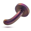 Dildo Surrender Peg Power Purple - silikon platynowy, kompatybilny z uprzężą strap-on, 12 cm - 2