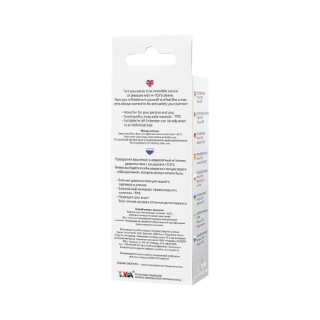 Penis Extender Sleeve Transparent - przezroczysta, elastyczna osłona na prącie z TPR, spiralnie teksturowana, długość 15,2 cm - 9