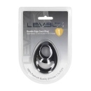 Double Ergo Silicone Cockring - Black - 1