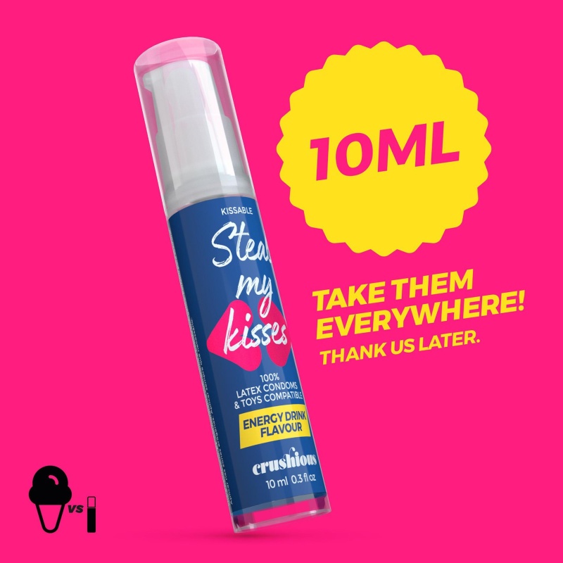 Żel intymny Steal My Kisses o smaku energetycznym, jadalny, 10 ml - 6