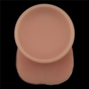 Dildo Silikonowe Sliding Skin Pro Dual Layer 22,8 cm (9 cali) Jasnobrązowe - 7