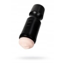 Kompaktowy masturbator A-TOYS w ergonomicznej fiolce z wieczkiem, 24 cm x Ø 7,6 cm - 1