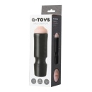 Kompaktowy masturbator A-TOYS w ergonomicznej fiolce z wieczkiem, 24 cm x Ø 7,6 cm - 3