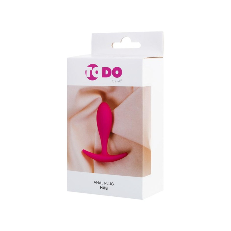 Korek analny Anal Plug Hub - mały, gładki, silikonowy, długość 7,2 cm, średnica maks. 2 cm - 8