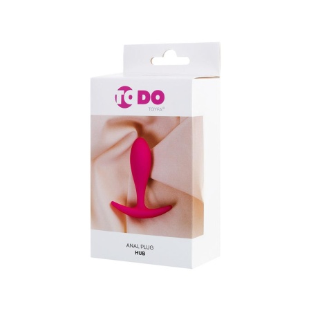 Korek analny Anal Plug Hub - mały, gładki, silikonowy, długość 7,2 cm, średnica maks. 2 cm - 8