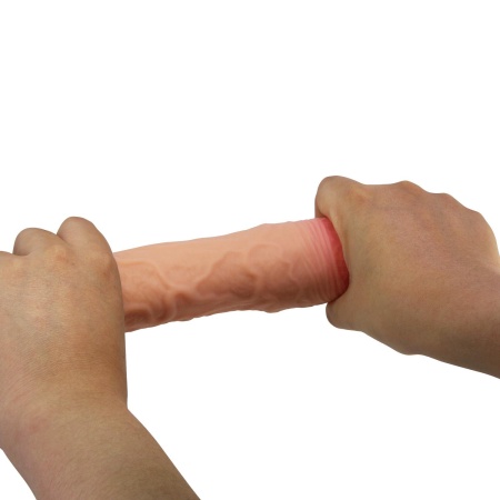 Rękaw na penisa Stevenson z przedłużeniem 7,6 cm i długością całkowitą 20,5 cm - 3