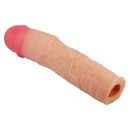 Rękaw na penisa Stevenson z przedłużeniem 7,6 cm i długością całkowitą 20,5 cm - 5