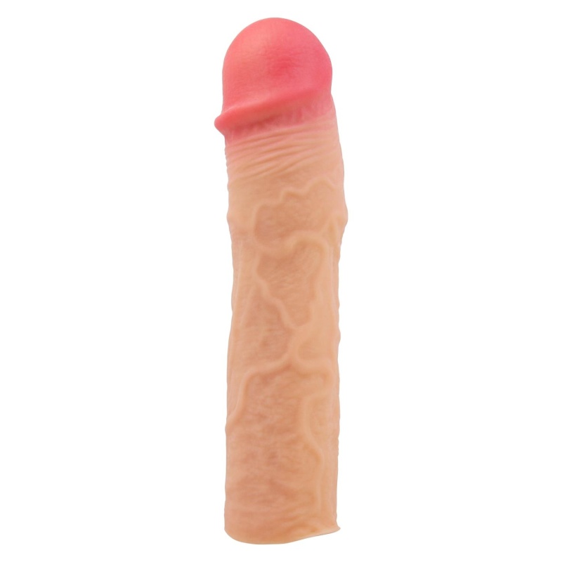 Rękaw na penisa Stevenson z przedłużeniem 7,6 cm i długością całkowitą 20,5 cm - 11