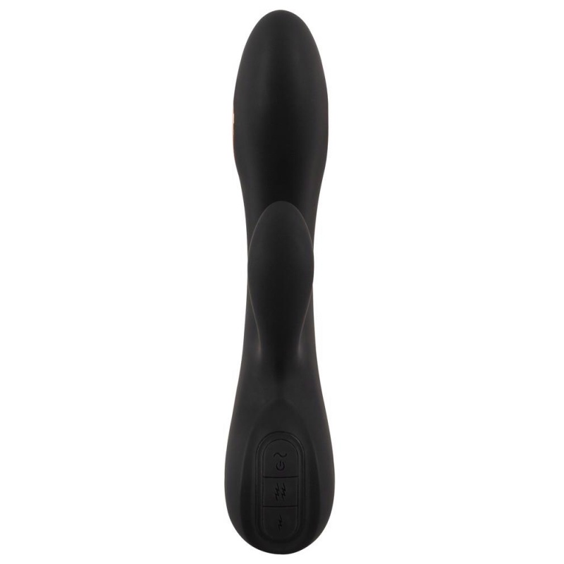 Wibrator króliczek E-Stim Rabbit z dwoma silnikami i elektrostymulacją, 20,5 cm - 3