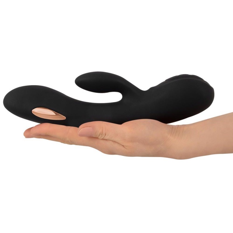 Wibrator króliczek E-Stim Rabbit z dwoma silnikami i elektrostymulacją, 20,5 cm - 6