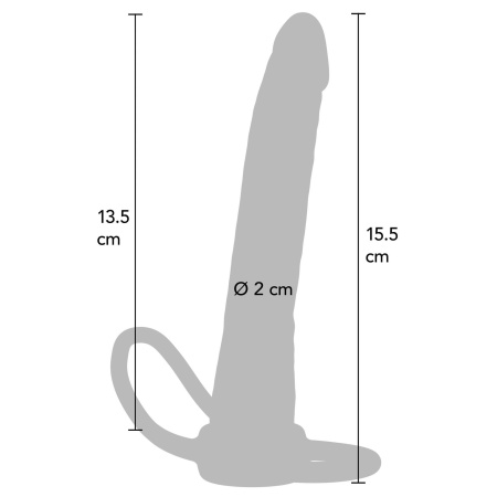 Double Trouble Anal Penetrator Black - 11