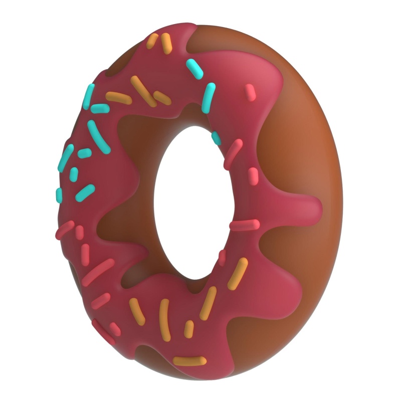 Pierścień erekcyjny Berry Super Donut z supermiękkiego silikonu medycznego, 2 cm - 3