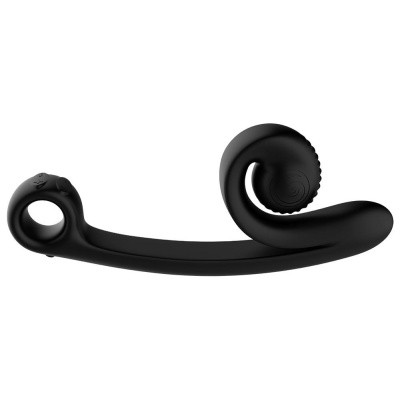 Snail Vibe Curve - Dwufunkcyjny wibrator z technologią Slide'n'Roll, dwoma silnikami i 12 cm części wkładanej - 1 2