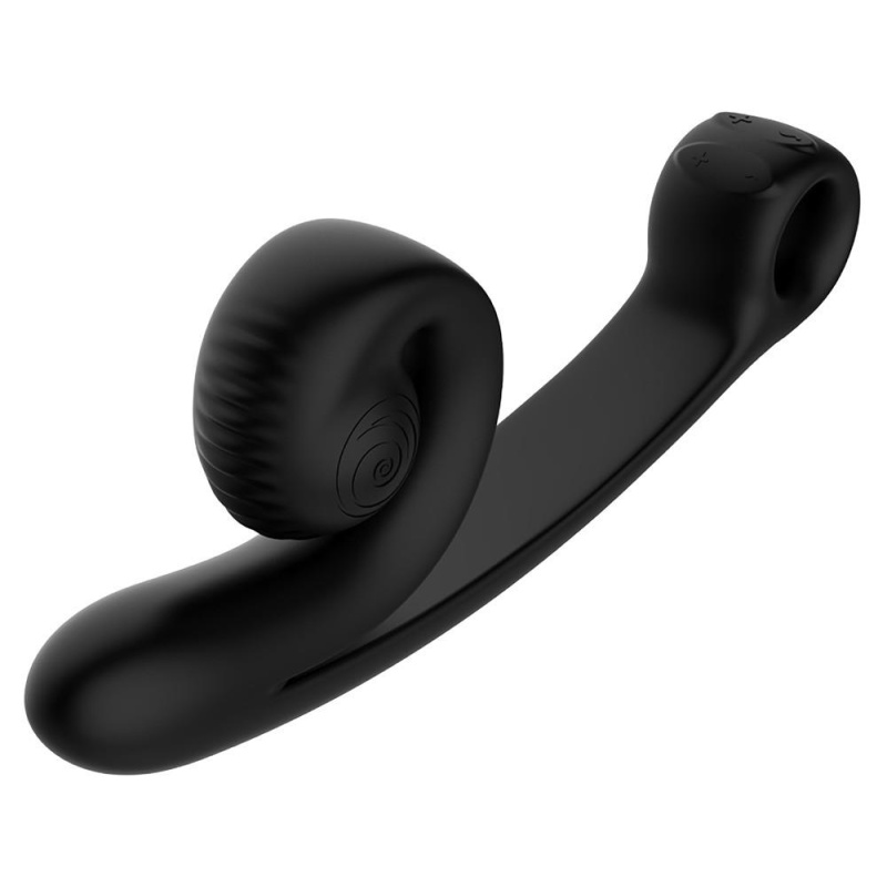 Snail Vibe Curve - Dwufunkcyjny wibrator z technologią Slide'n'Roll, dwoma silnikami i 12 cm części wkładanej - 4