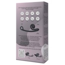 Snail Vibe Curve - Dwufunkcyjny wibrator z technologią Slide'n'Roll, dwoma silnikami i 12 cm części wkładanej - 5